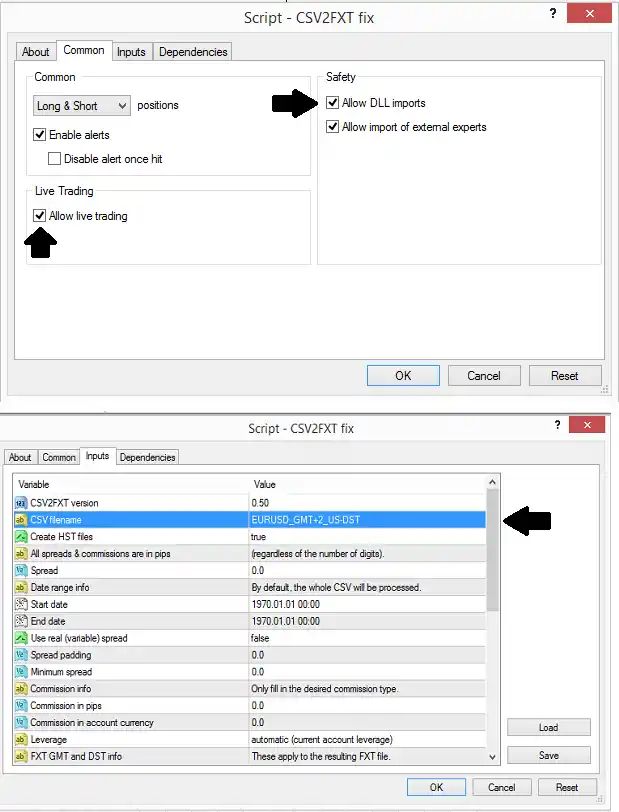 FXT generation process